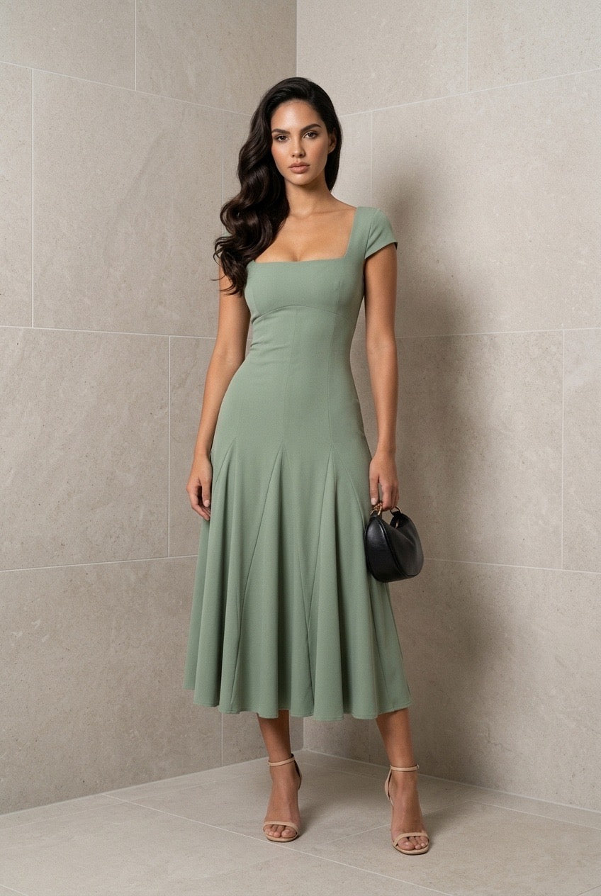 CELESTE MIDI DRESS