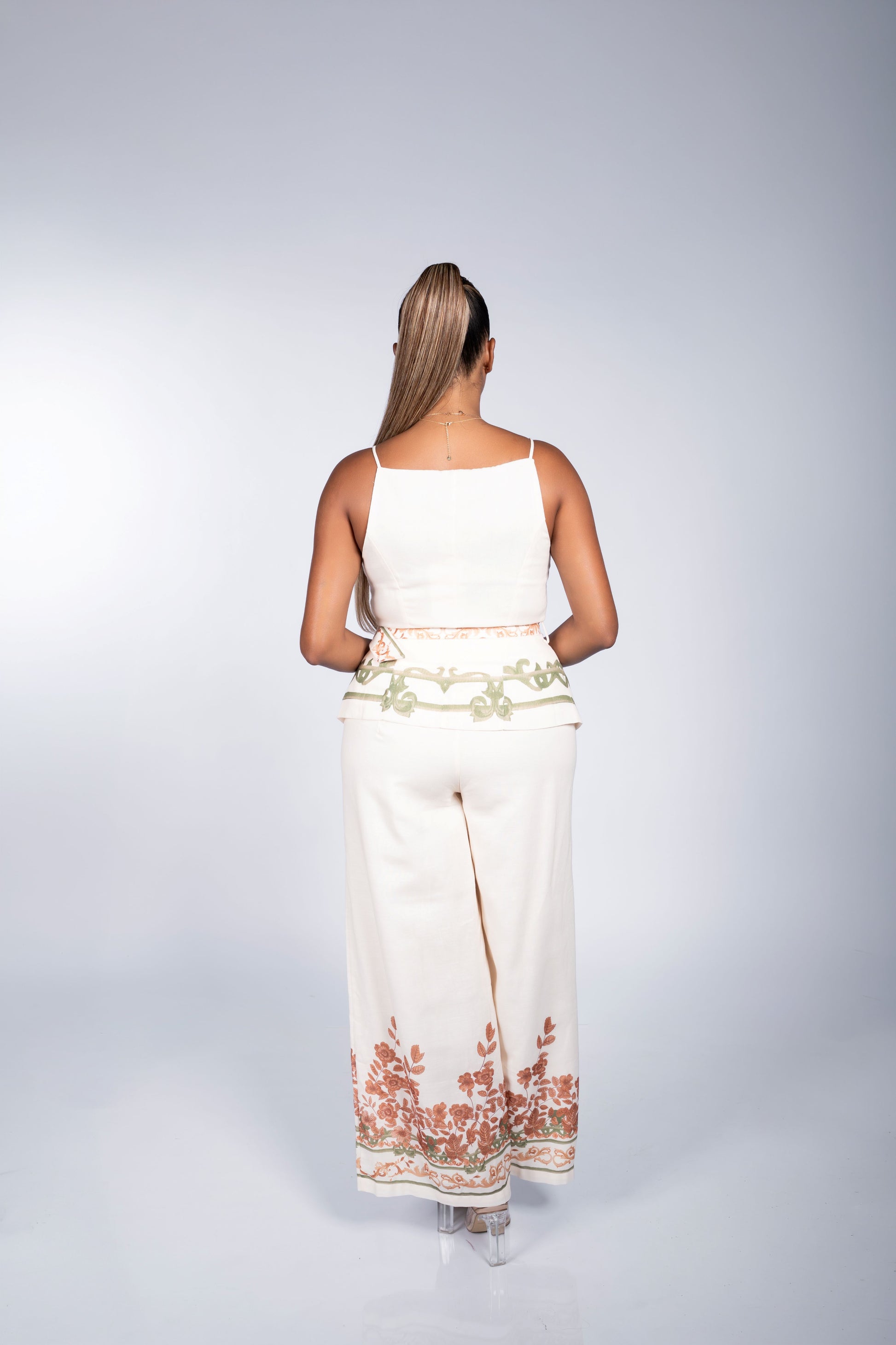 AMY BELTED VEST AND PANTS
