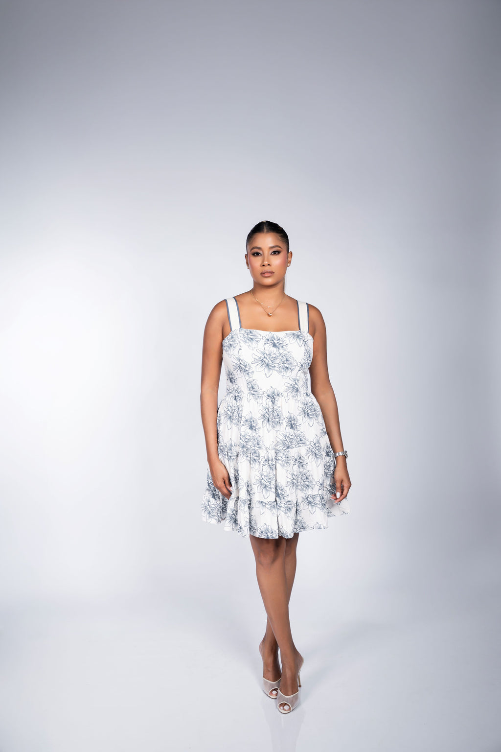 FLARE MINI DRESS